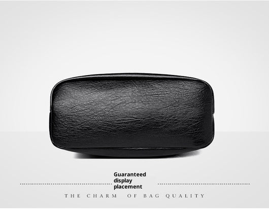 Bolso Bucket de Cuero Genuino con Grabado - Gran Capacidad para Mujer - Image 22