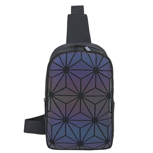 Bolsa Geométrica Luminosa - Bandolera y Mochila de Pecho - Image 4