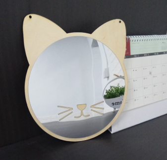 Espejo de Acrílico para Dormitorio Estudiantil - Diseño Minimalista