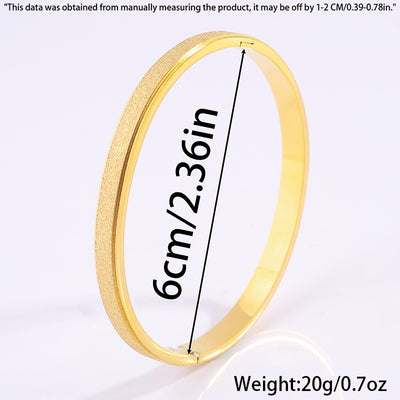Pulsera de Acero Titanio Oro Aluvial Degradado - Image 8