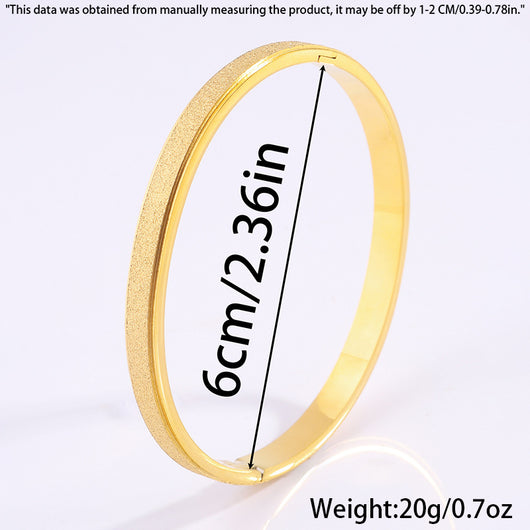 Pulsera de Acero Titanio Oro Aluvial Degradado - Image 8