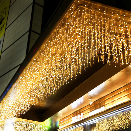 Luces Cortina LED Efecto Cascada - Iluminación Decorativa Impermeable