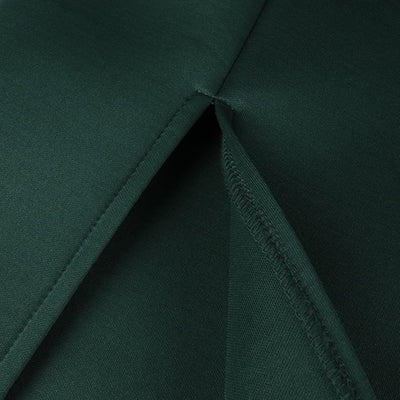 Vestido de Noche Verde Talla Grande con Abertura Elegante - Image 25