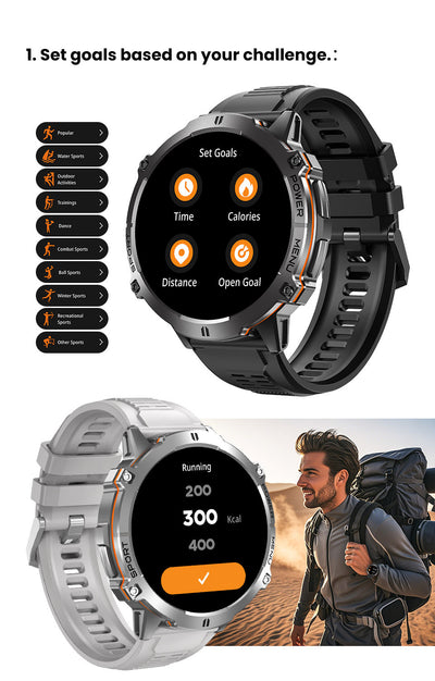 Reloj Deportivo Inteligente Resistencia Triple con Batería Extendida X3 - Image 14