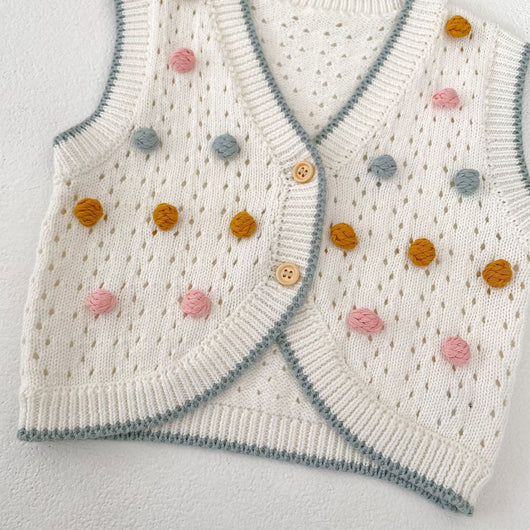 Chaleco Cardigan de Algodón para Bebé - Suéter Cómodo y Versátil - Image 16