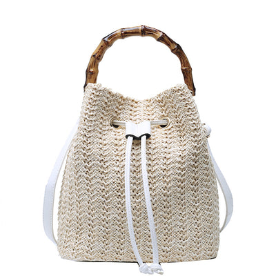Bolso Tejido de Bambú para Mujer - Bandolera Diagonal Estilo Artesanal - Image 6