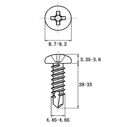 Tornillos de Acero Inoxidable con Espiga Helicoidal y Ranura Phillips - Image 22