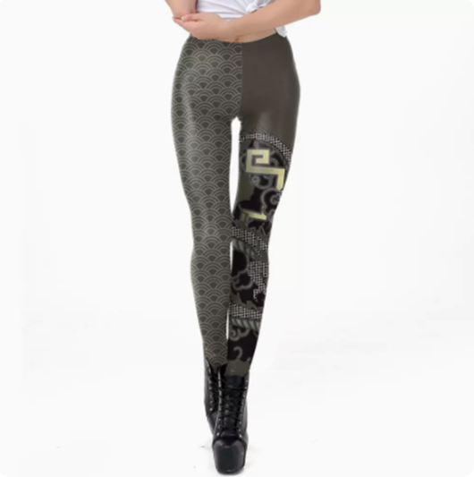 Leggins Deportivos Estampados Digitales para Mujer - Diseño Europeo y Americano - Image 5