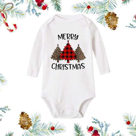 Mameluco Navideño Blanco de Manga Larga para Recién Nacido - Image 11