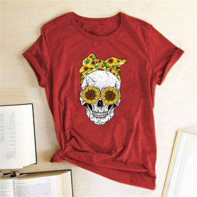 Playera Estampada Casual de Cuello Redondo - Image 6