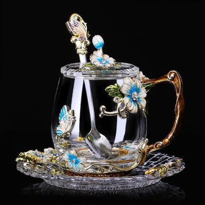 Taza de Té Floral con Tapa - Regalo Premium - Image 3