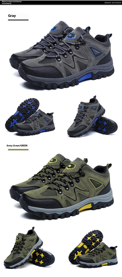 Zapatos de Senderismo Ante para Hombre - Diseño Bajo y Versátil - Image 12