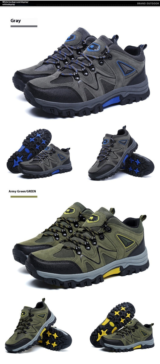 Zapatos de Senderismo Ante para Hombre - Diseño Bajo y Versátil - Image 12