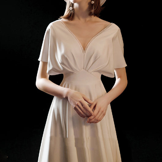 Vestido de Novia Satén Blanco Premium - Image 7