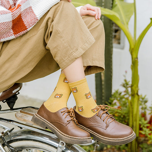 Calcetines Tubo Estampados para Mujer con Diseños Divertidos