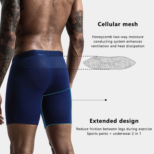 Calzoncillos Deportivos Ice Wire Mesh para Hombre - Image 10