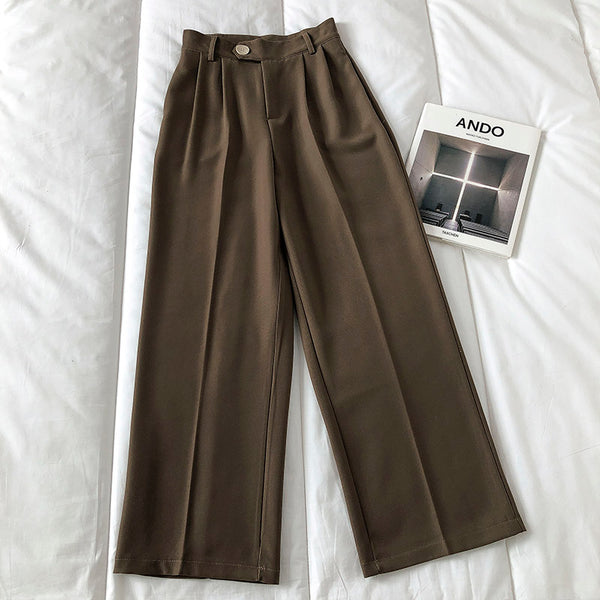 Pantalón Recto Talle Alto Estilizador - Colección Casual