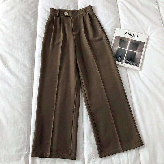 Pantalón Recto Talle Alto Estilizador - Colección Casual