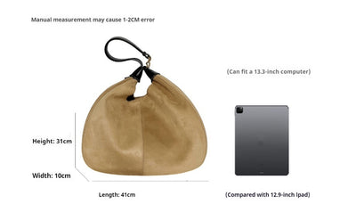 Bolso de Terciopelo de Gran Capacidad con Diseño Exclusivo - Image 4