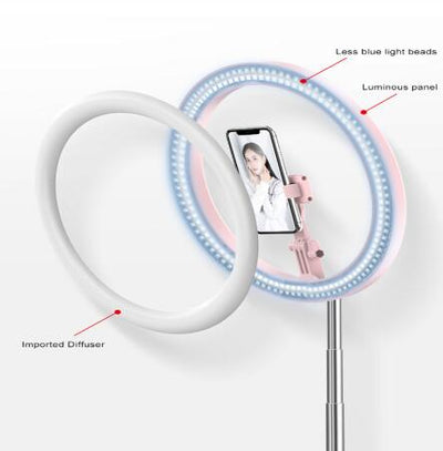 Aro de Luz LED Portátil para Selfies, Vlogs y Transmisiones en Vivo - Image 5