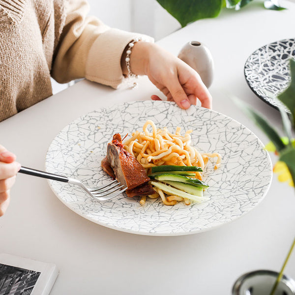 Plato Versátil para Ensaladas, Carnes y Frutas
