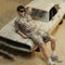 Playera Camuflaje Holgada con Hombros Caídos
