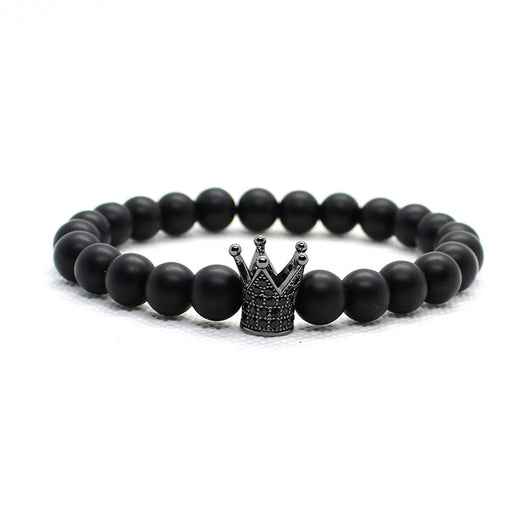 Pulsera de Calavera con Piedras Naturales para Hombre - Image 14
