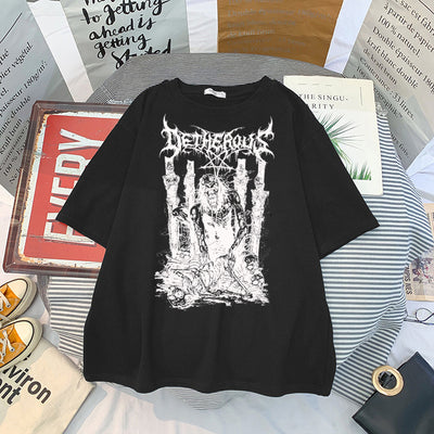 Camiseta Hip Hop Unisex con Estampado Europeo - Image 18