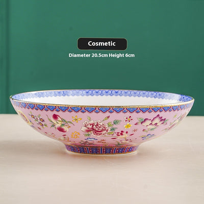Plato de Cerámica Bambú 8 Pulgadas con Esmalte Tradicional Chino - Image 14