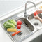 Escurridor Plegable de Acero Inoxidable para Fregadero