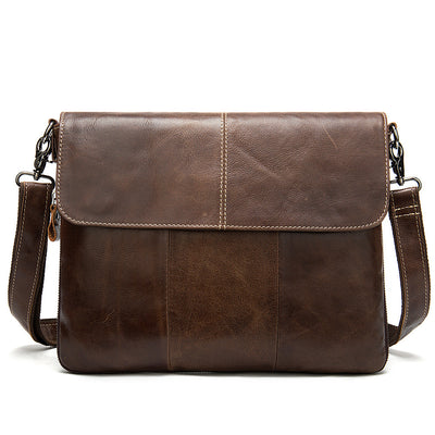 Bolsa de Hombro Ejecutiva con Solapa para Hombre - Image 15
