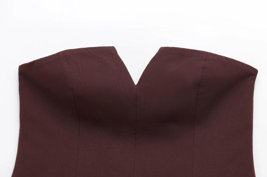 Top Strapless Liso Sin Tirantes - Image 16