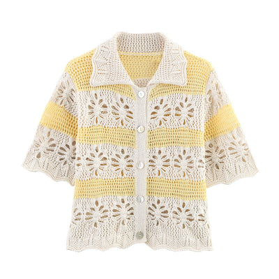 Tejido Calado de Verano para Mujer - Malla Jacquard
