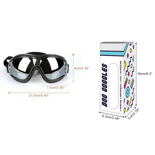 Gafas de Protección UV para Perros - Diseño Cóncavo Resistente al Agua - Image 5