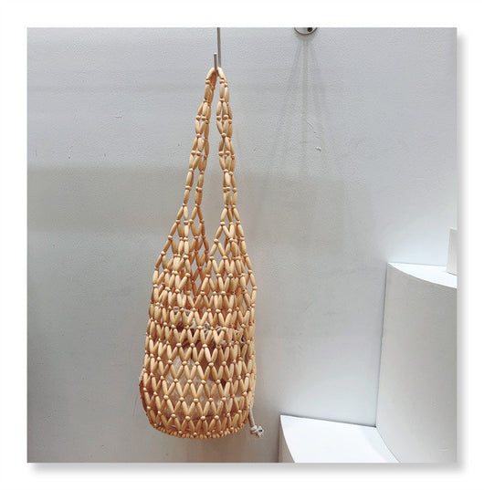 Bolso Vintage Tejido a Mano con Diseño Calado - Image 6