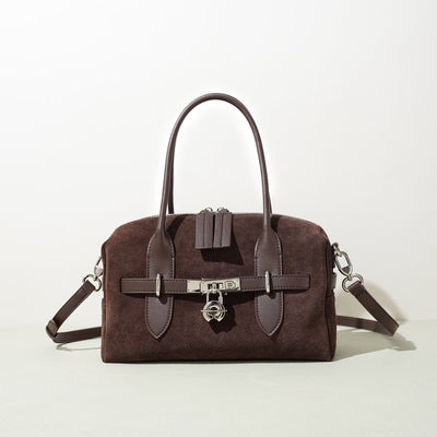 Bolso de Hombro Lujo con Bloques de Color Satinado