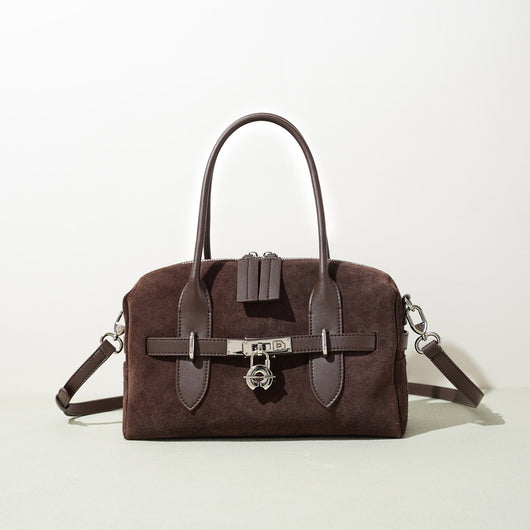 Bolso de Hombro Lujo con Bloques de Color Satinado