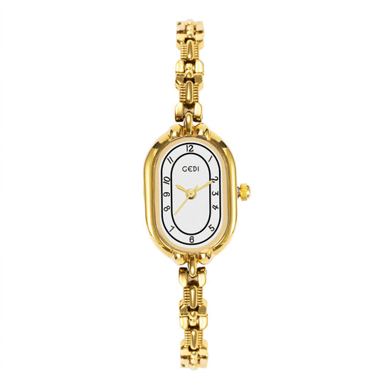 Reloj de Pulsera Cuarzo Ovalado Retro con Diseño Fritilaria de Alta Calidad - Image 9