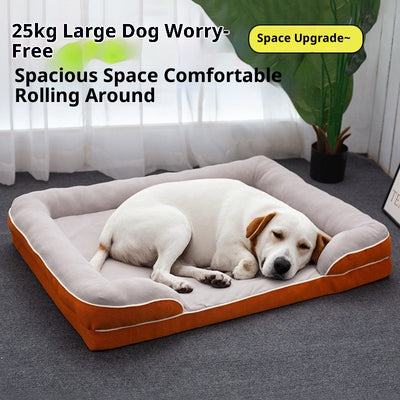 Cama Ortopédica para Mascotas de Cuatro Estaciones con Funda Removible y Lavable - Image 4