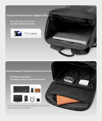 Mochila Deportiva Profesional para Laptop - Diseño Casual para Hombres - Image 9