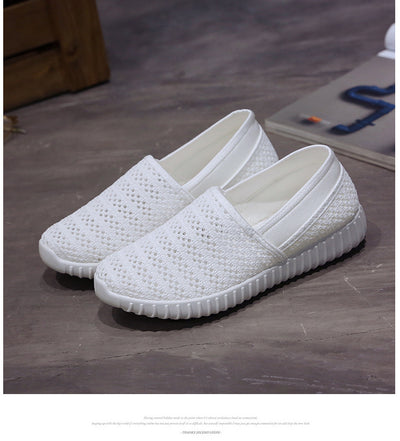 Zapatos Deportivos Tejidos Ligeros con Plataforma Transpirable para Mujer - Image 7