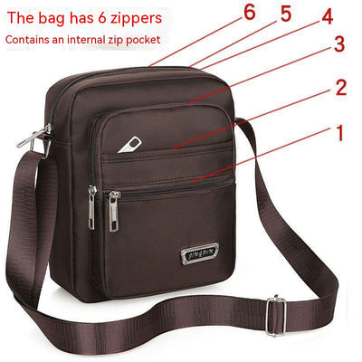 Bolso Bandolera Impermeable de Gran Capacidad con Múltiples Compartimentos - Image 18