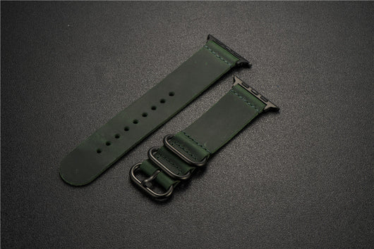 Correa de Reloj Nubuck con Hebilla de Tres Anillos - Image 4