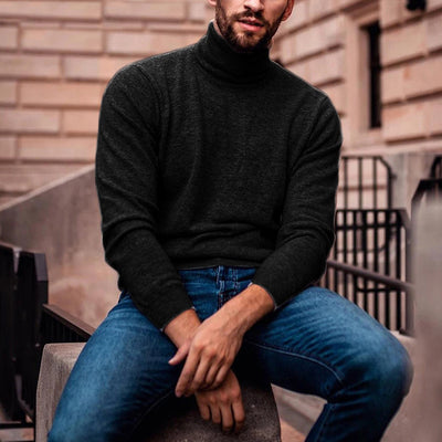 Suéter Cuello Alto Oversized en Punto Acogedor - Image 10