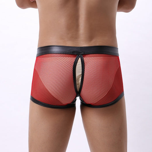 Calzoncillos Boxer Briefs para Hombre Talla Grande Malla Transpirable Cintura Baja - Image 13