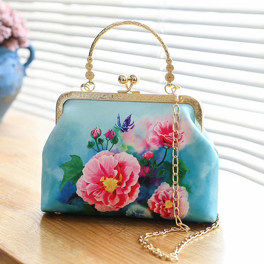 Bolso Bandolera Retro Estilo Cheongsam de Un Hombro - Image 2