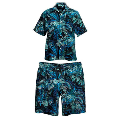 Conjunto de Camisas Estampado Floral Hawaiano para Jóvenes - Image 27