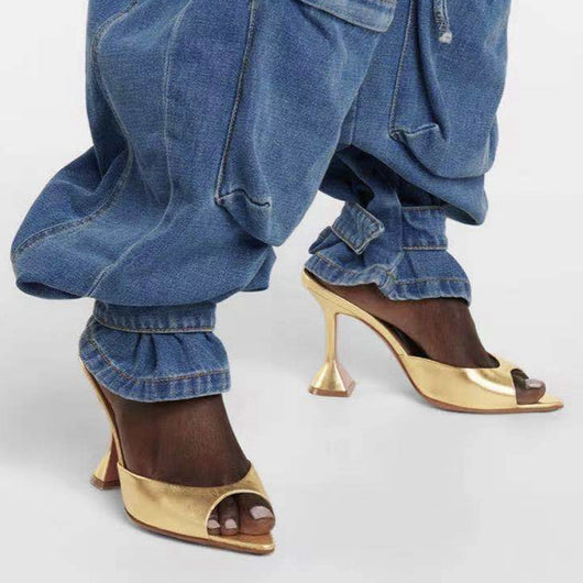 Sandalias de Tacón Alto Punta Abierta Elegantes para Mujer - Image 7