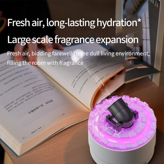 Difusor Ultrasónico de Aromas con Diseño Agrietado - Humidificador Esencial para Hoteles - Image 4