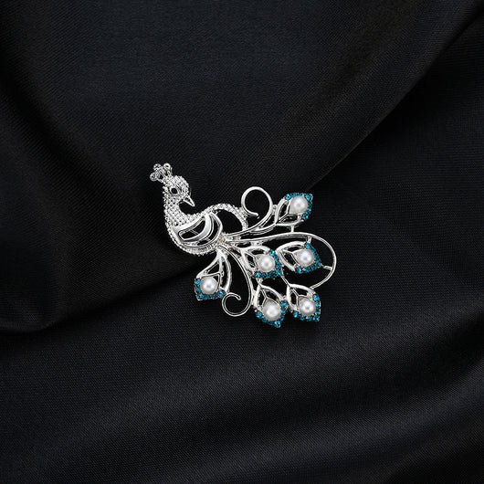 Broche Pavo Real de Diamantes Completos - Aleación de Alta Calidad - Image 5
